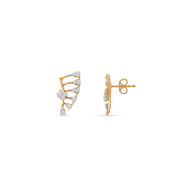 Tanishq 18 Karat Diamond Earrings for Women 