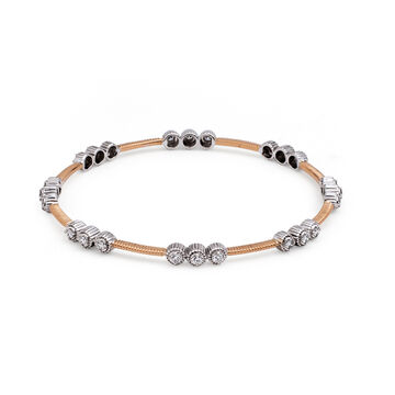 Radiant Whirlwind Diamond Bangle
