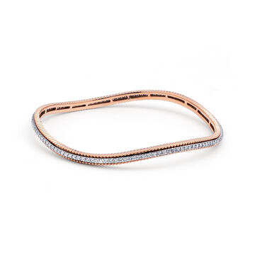 Eternal Opulence Diamond & Gold Bangle