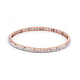 Radiant Echoes Diamond & Gold Bangle,,hi-res 
