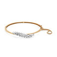 Majestic Leaf Cluster Diamond Bangle,,hi-res 