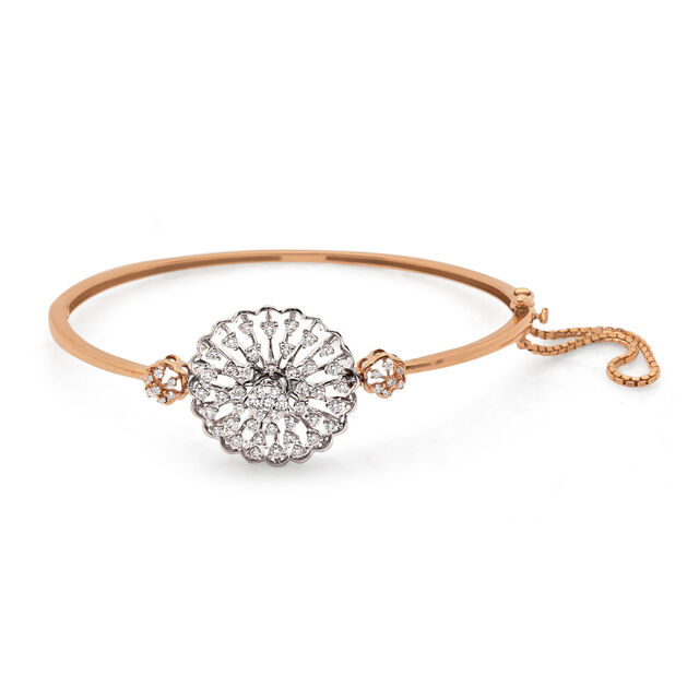 Regal Snowflake Splendor Diamond Bangle,,hi-res