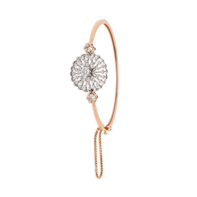 Regal Snowflake Splendor Diamond Bangle,,hi-res