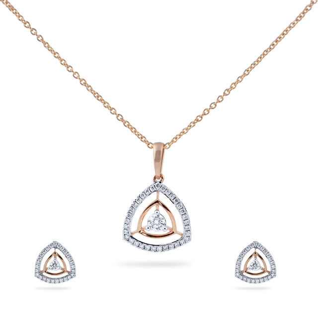 Diamond Enchantment Pendant Set 