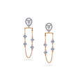 Statement Studded Cascading Danglers 