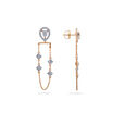 Statement Studded Cascading Danglers 2