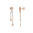 Diamond Embellished Cascade Earrings 2