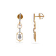 Geometric Diamond Cascade Earrings,,hi-res 2