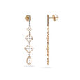 Cross Diamond Motif Luxury Earrings,,hi-res 2