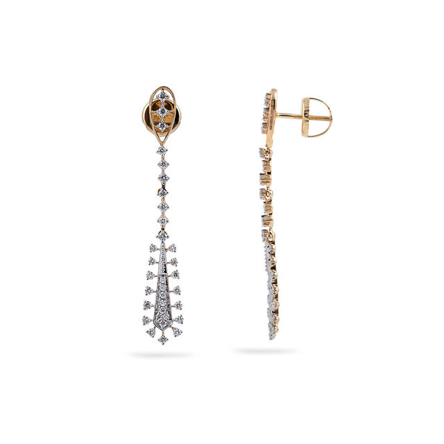 Modern Diamond Elegance Earrings 2