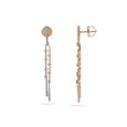 Diamond Tiered Artistic Flow Earrings 2