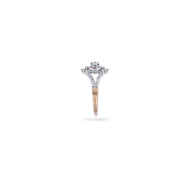 Diamond Triangle Statement Ring 2