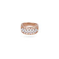 Diamond Honeycomb Band Ring 