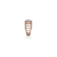 Diamond Honeycomb Band Ring 2