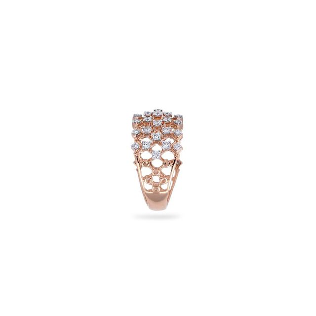 Diamond Rectangular Band Ring 2