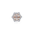 Diamond Petal Motif Ring 