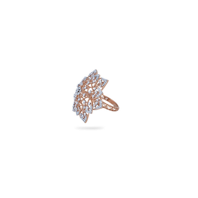 Diamond Petal Motif Ring 2