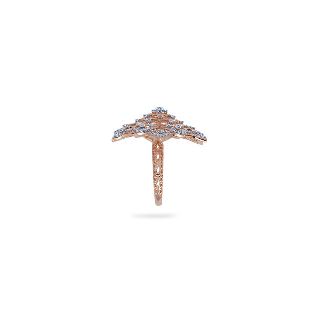 Diamond Petal Motif Ring 3