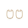 Diamond Double Hoop Earrings 3
