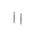 Diamond Octagonal Hoop Earrings 