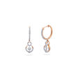 Radiant Diamond Heart Earrings 3