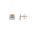 Diamond Square Stud Earrings,,hi-res 2