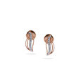 Diamond Leaf Drop Earrings 
