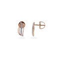 Diamond Leaf Drop Earrings 2