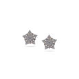 Diamond Stellar Star Stud Earrings 