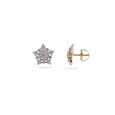 Diamond Stellar Star Stud Earrings 2