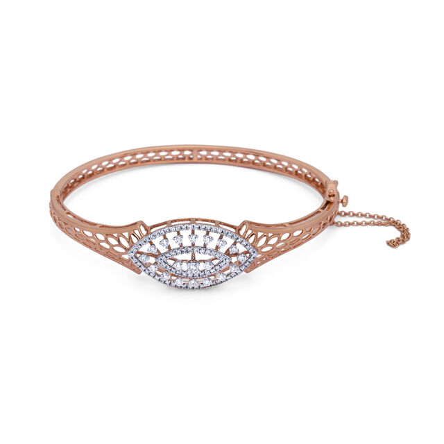 Diamond Vintage Charm Rose Bangle