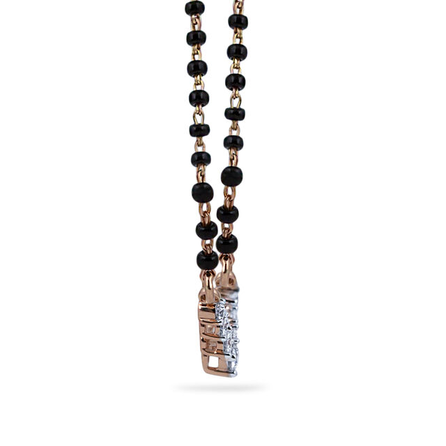 Diamond V Shape Elegance Mangalsutra 2