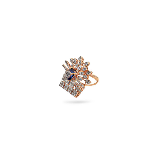 Stellar Blue Horizon Diamond Ring,,hi-res 2