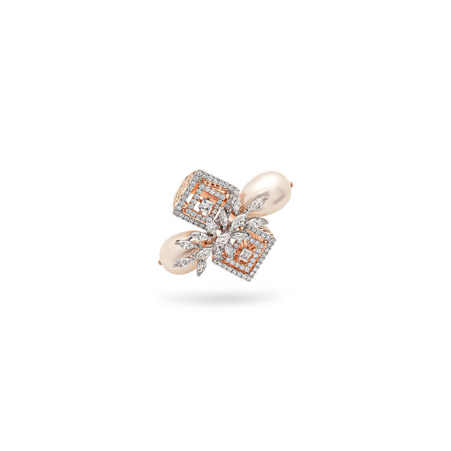 Diamond and Pearl Mirage Ring,,hi-res 