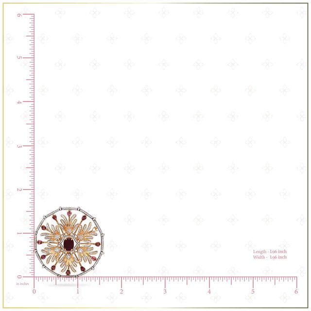 Delicate Floral Marvel Diamond Pendant 3