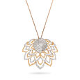 Royal Bloom Radiance Gold and Diamond Pendant,,hi-res 