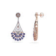 Fan of Midnight Elegance Earrings,,hi-res 2