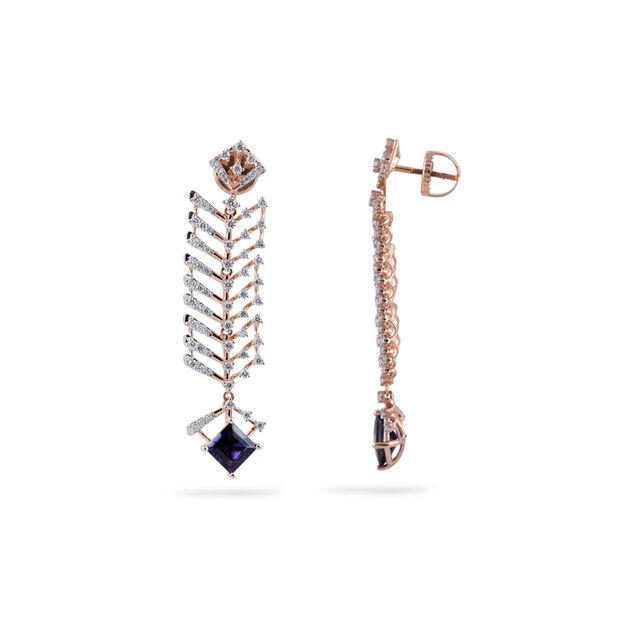 Chevron Cascades Drop Earrings,,hi-res 2