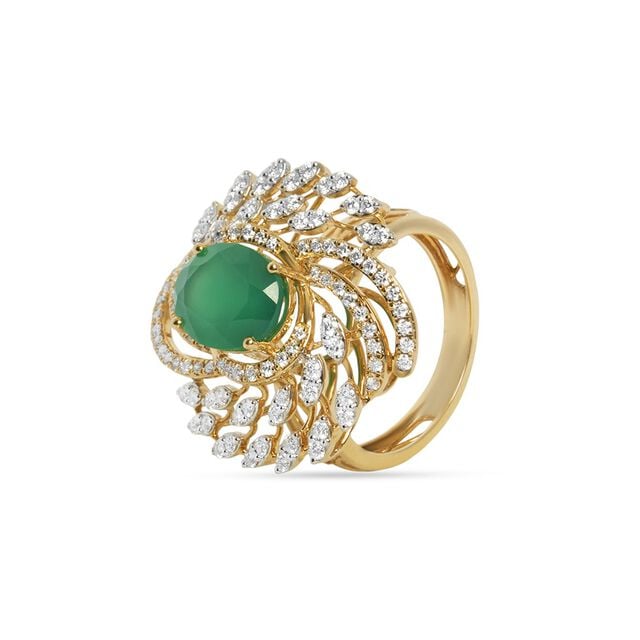 Tanishq 18KT Diamond Finger Ring 2