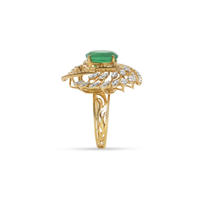 Tanishq 18KT Diamond Finger Ring 3