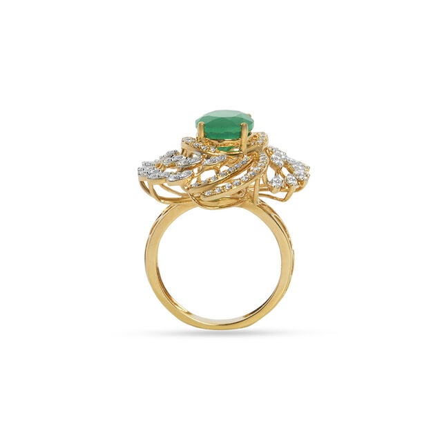 Tanishq 18KT Diamond Finger Ring 4