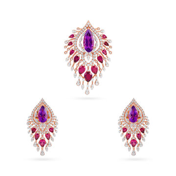 Pendant and Earrings Set