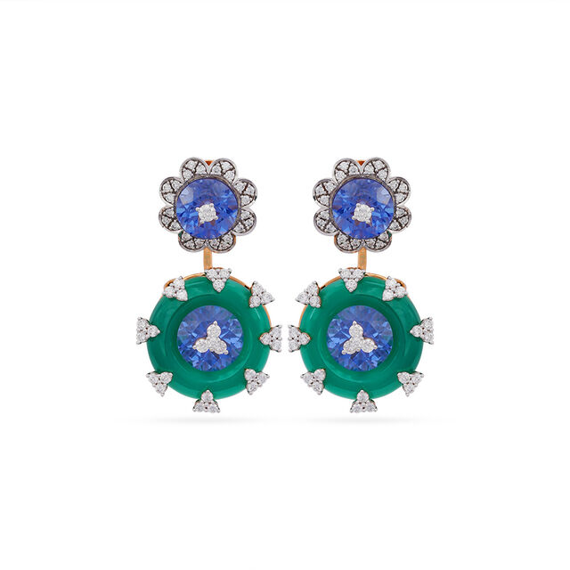 Tanishq 18 Karat Diamond Earrings for Women 
