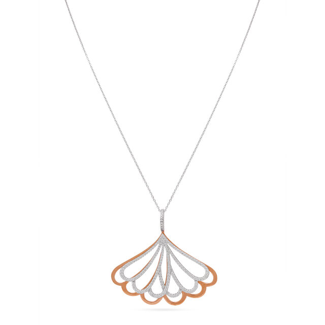 Tanishq 18KT Diamond Pendant with Chain for Women