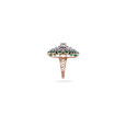 Square Halo Statement Ring,,hi-res 3