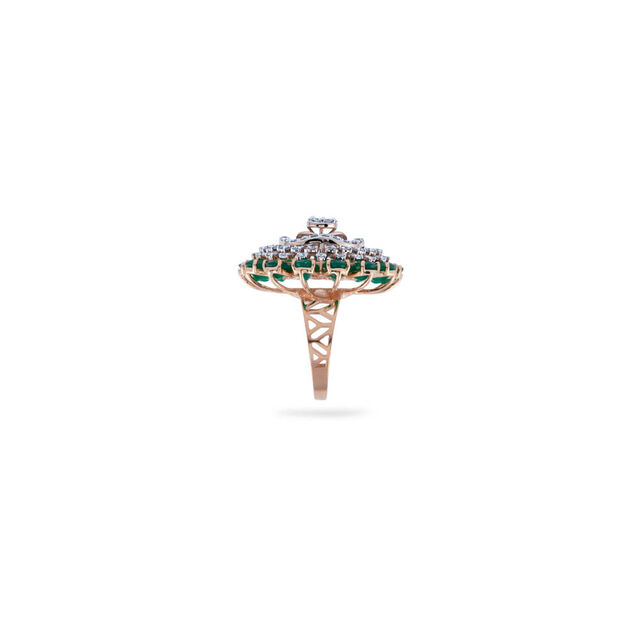 Square Halo Statement Ring,,hi-res 3