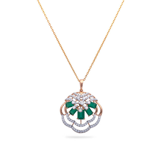 Filigree Fan Pendant 