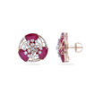 Accented Circle Studs 2