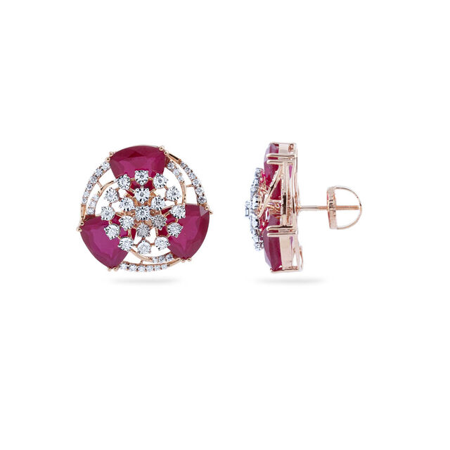 Accented Circle Studs 2