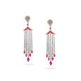 Drop Tiered Earrings,,hi-res 